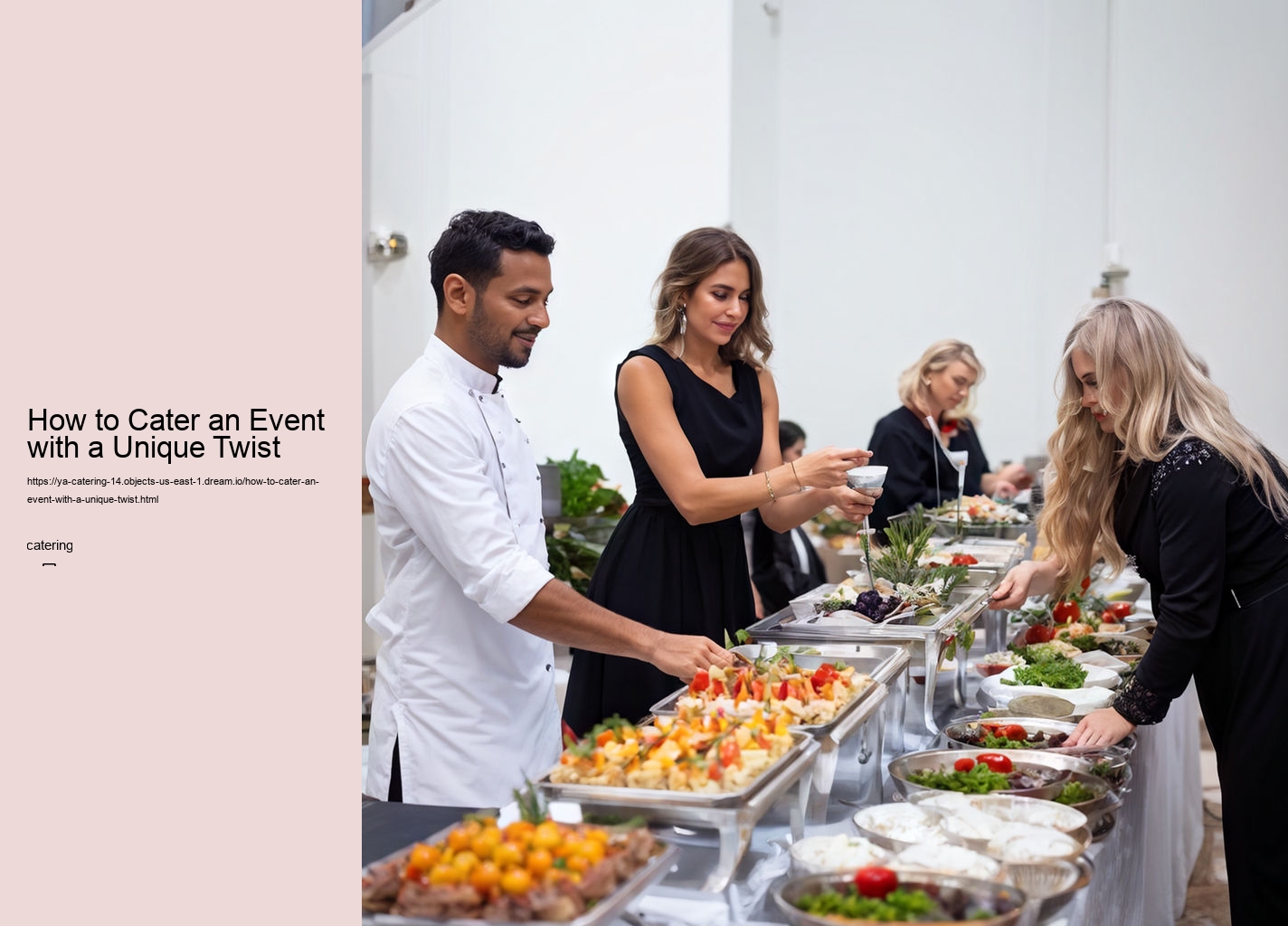 How to Cater an Event with a Unique Twist