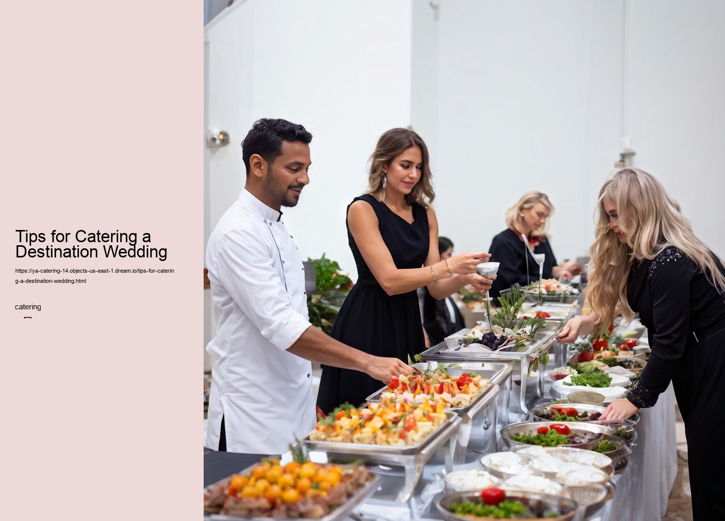 Tips for Catering a Destination Wedding